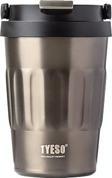 Tyeso Termos Coffe Mug Vaku Mlu Paslanmaz Çelik Taşıma Kulplu 400 Ml