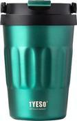 Tyeso Termos Coffe Mug Vaku Mlu Paslanmaz Çelik Taşıma Kulplu 400 Ml