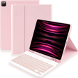 iPad Air 11 inç M2 Çipli 2024 6. Nesil Uyumlu Klavyeli Stand Özellikli Renkli Tablet Kılıfı