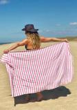 Zeynep Tekstil Stripe 75x150 cm Ultra Soft Plaj Havlusu