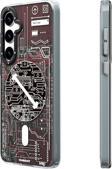 Youngkit Galaxy S24 Plus Uyumlu Kılıf Magsafe Şarj Özellikli Youngkit Technology Serisi Kapak Kırmızı