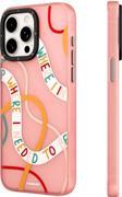 Youngkit İphone 12 Pro Max Uyumlu Kılıf Bethany Green Tasarımlı Youngkit Sweet Language Kapak Rose Gold