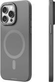 Youngkit İphone 14 Pro Max Uyumlu Kılıf Magsafe Şarj Özellikli Youngkit Velvet Magnet Serisi Kapak Gri