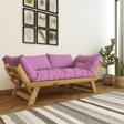 Woodesk Adalar Masif Natural-pembe Renk 2li Kanepe Cpt8168-210