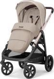 Inglesina Aptica Glam Tek El Tek Hamle ile Katlanıp Açılan Çift Yön Bebek Arabası - Pashmina Beige