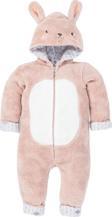 Gezenbebe Hero Kahraman Kapüşonlu Welsoft Bebek Tulum (12-18 ay) Bunny