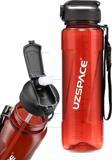 Uzspace FiftyFifty PİPETLİ 1000ml -Büyük Boy- Tritan Su Matarası 