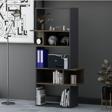 Lagomood Infy Kitaplık Antrasit Ceviz