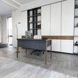 Lagomood Zenith Çalışma Masası 120 cm Antrasit Ceviz