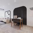 Lagomood Zenith Çalışma Masası 90 cm Antrasit Ceviz