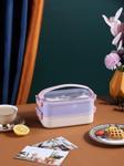 Vagonlife Bento Lunch Box Ofis-Okul İçin Yeni Nesil Sefer Tası Taşınabilir Yemek Kutusu  Çelik FF462
