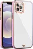 Epro İphone 11 Pro Arka Kapak Kılıf Pembe Kenarlı Rose