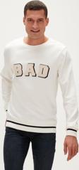 Bad Bear Felt Crewneck Erkek Sweatshirt