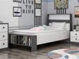 İnarch Dizayn Life Karyola Beyaz/Antrasit