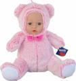 Şeker Adası Halley Sevimli Gerçek Bebek Yüzlü Pembe Ayı 30 Cm