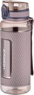 Uzspace FiftyFifty 800ml -BÜYÜK BOY- Tritan Su Matarası Silikon Korumalı Kaydırmaz Gövde