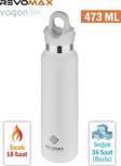 Revomax 473 ML Özel Kapak Sistemli 18saat Sıcak/36 Saat Soğuk  Çelik Termos -473ML 