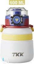 TKK 600 ML Çelik Su Matarası Çift Kullanım Pipetli/Rahat İçim 12 Saat Sıcak/24 Saat Soğuk Termos -2029-600ml