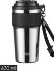TKK 630 ML Özel Seri Çelik Mug Kahve Bardağı Pipetli/Rahat İçim 6 Saat Sıcak/12 Saat Soğuk Termos -2023 630ML