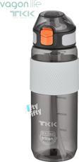 TKK 700 ML Kalın Isırılamaz Pipetli Bpa İçermeyen Taşıma Kulplu Tritan Su Matarası FFTKK1003-700ML