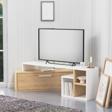 Lagomood Karamel Tv Ünitesi Beyaz Meşe