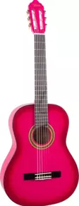 Valencıa Vc103tpks Klasik Gitar Sap Çelikli 3/4 Pembe Sunburst