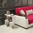Furnia Alfa Yan Sehpa Kitaplık Beyaz 60x20x60 cm