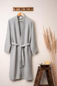 Denizli Concept Unisex Kimono 4 Kat Müslin Bornoz Gri