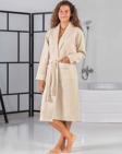Denizli Concept Unisex Soho Pike Bornoz Bej