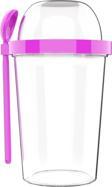 zweikell Capsule Pembe Bpa Içermez 550 ml Yemek Taşıma Kabı