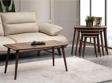 Vovvahome Vega 4'lü Mdf Ahşap Zigon Sehpa Ve Orta Sehpa Seti - Ceviz
