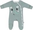 Gezenbebe Hero Uzun Kollu Nakışlı Bebek Tulumu Elephant