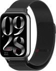 Sneezy Xiaomi Mi Band 8 Pro Uyumlu Woven Wire Tasarım Metal Hasır Kordon