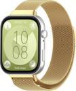 Huawei Watch Fit 3 Uyumlu Paslanmaz Hasır Örgü Metal Milano Kordon Strap