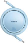 Baseus Free2 Draw Mini Makaralı Type-C to Type-C 100W Kablo 1m. Mavi - P10364500311-00
