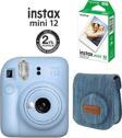 Fujifilm Instax Mini 12 Mavi Fotoğraf Makinesi 10'lu Film Ve Jean Çantalı Set 66