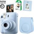 Fujifilm Instax Mini 12 Mavi Fotoğraf Makinesi 10Lu Film Ve Pvc Albümlü Çantalı Seti 2