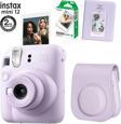 Fujifilm Instax Mini 12 Mor Fotoğraf Makinesi 10Lu Film Ve Pvc Albümlü Çantalı Seti 2