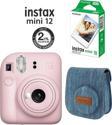 Fujifilm Instax Mini 12 Pembe Fotoğraf Makinesi 10'lu Film Ve Jean Çantalı Hediye Seti 66