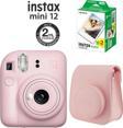 Fujifilm Instax Mini 12 Pembe Fotoğraf Makinesi 20'li Film Ve Çantalı Hediye Seti 99