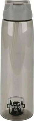 Bear & Deer Bear&Deer 1000ml Pipetli Taşıma Kulplu Şık Tasarım Su Matarası