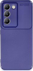 Vivo V30 Lite 4G Kılıf Auto Focus Karbon Silikon Kapak