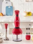 Karaca Profoodmix 3'Lü Blender Set Kırmızı 1000W