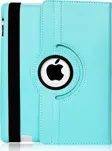 Apple iPad Mini 2 Kılıf 360 Derece Dönerli Yatay ve Dikey Standlı Deri Kılıf + 9H Nano Ekran Koruyucu
