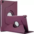 Lenovo Tab M10 TB-X306F Kılıf 360 Derece Dönerli Yatay ve Dikey Standlı Deri Kılıf + 9H Nano Ekran Koruyucu