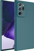 Samsung Galaxy Note 20 Ultra Kılıf Dışı Silikon içi Kadife Lansman Kılıf