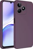 Realme C53 Kılıf Dışı Silikon içi Kadife Lansman Kılıf