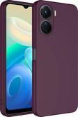 Vivo Y16 Kılıf Dışı Silikon içi Kadife Lansman Kılıf