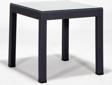 Sandalie Rattan 80X80 Camlı Antrasit Masa - Bahçe&Balkon&Teras