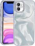 Apple iPhone 11 Kılıf Airbagli Parlak Taş Detay Tasarımlı Zore Esila Kapak